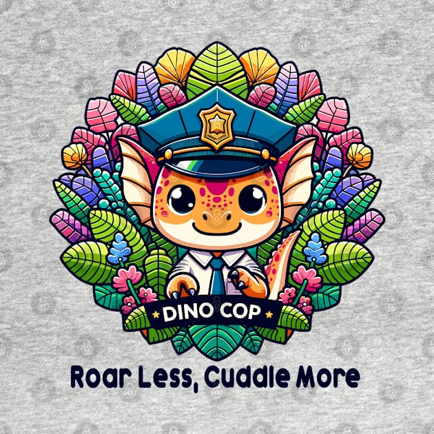 Friendly Dino Officer: Gentle Guardian Kids' by WEARWORLD